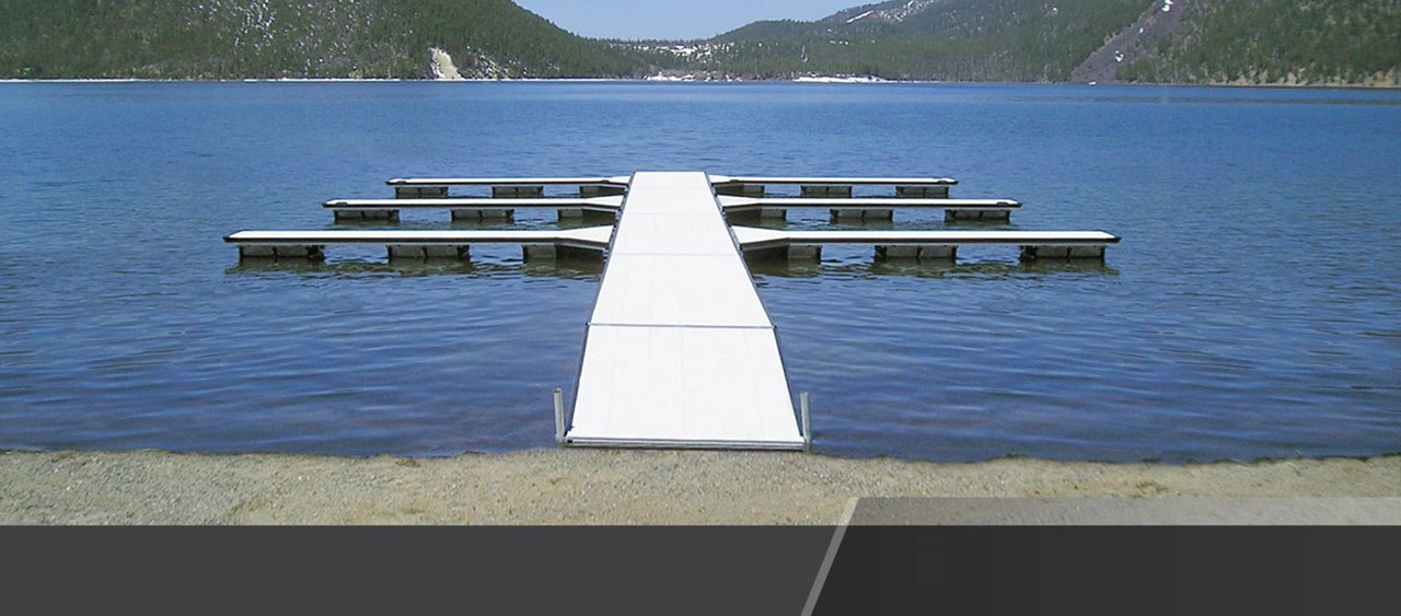Aluminum Floating Dock Sections for residential and commercial purposes